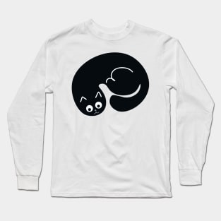 Black cat Long Sleeve T-Shirt